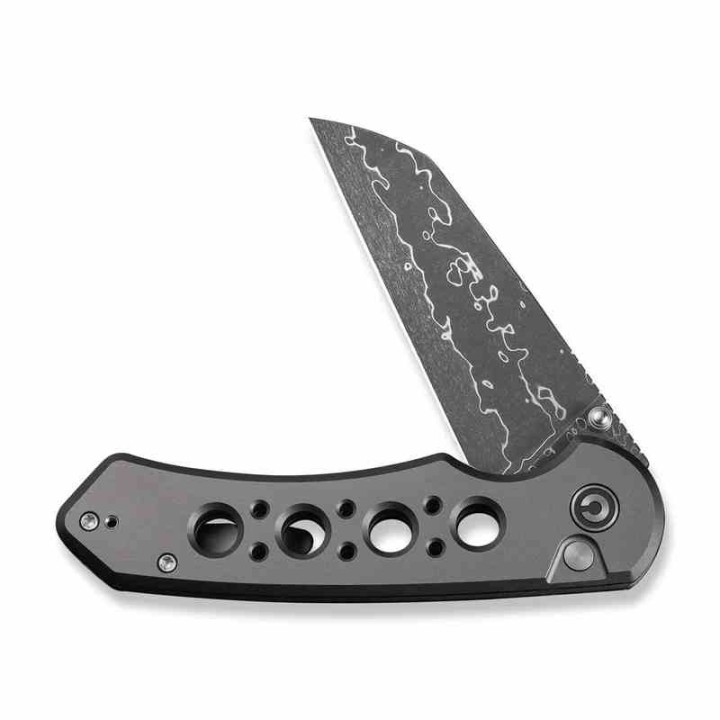 Couteau Civivi Pragma Prime Damas Button Lock Lame Damas Wharncliffe Manche Alu KIVT CIVC24067DS1 - Livraison Gratuite