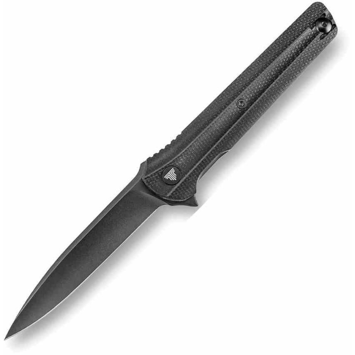 Couteau Trivisa Seagull-Black Lame Acier 14C28N Manche Micarta KIVT Linerlock Clip TVTY28BM14 - Livraison Gratuite