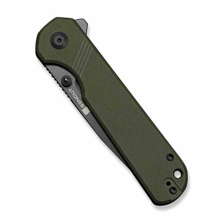 Couteau Pliant Sencut Aetheris OD Green EDC Lame Clip Point 9Cr18MoV Blk Manche G10 Linerlock S240952 - Livraison Gratuite