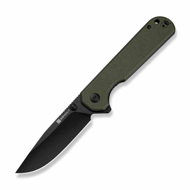 Couteau Pliant Sencut Aetheris OD Green EDC Lame Clip Point 9Cr18MoV Blk Manche G10 Linerlock S240952 - Livraison Gratuite