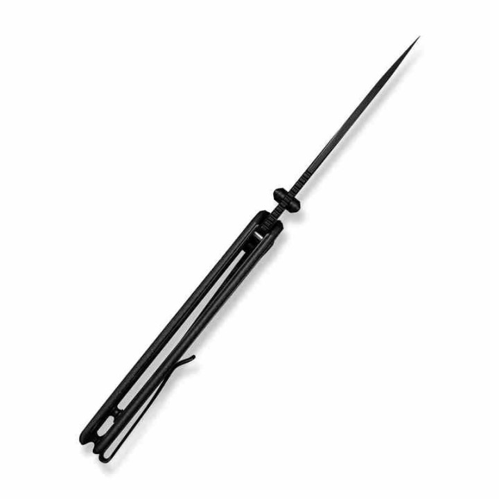 Couteau Sencut Aetheris Black EDC Lame Clip Point 9Cr18MoV Blk Manche Micarta Linerlock Flipper S240953 - Livraison Gratuite
