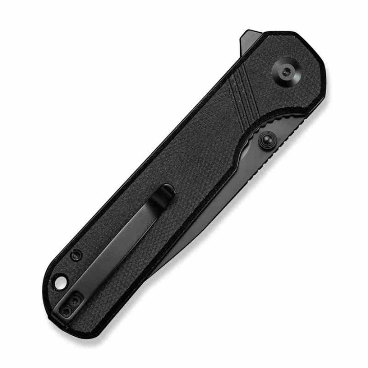 Couteau Sencut Aetheris Black EDC Lame Clip Point 9Cr18MoV Blk Manche Micarta Linerlock Flipper S240953 - Livraison Gratuite