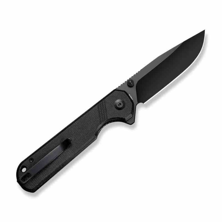Couteau Sencut Aetheris Black EDC Lame Clip Point 9Cr18MoV Blk Manche Micarta Linerlock Flipper S240953 - Livraison Gratuite