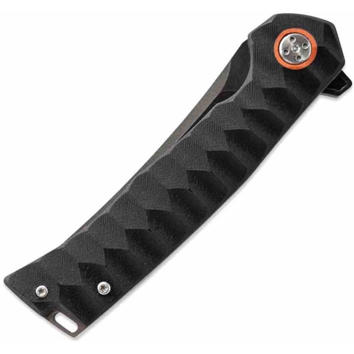 Couteau Tactical Skallywag Sao Feng EDC Lame Tanto Acier 420 Manche G10 Noir Liner Lock KIVT SKW17002 - Livraison Gratuite