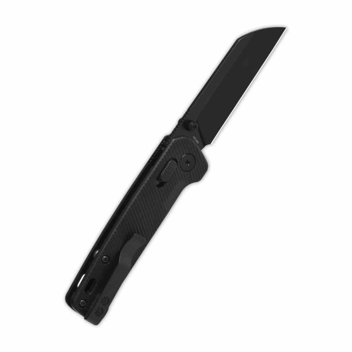 Couteau Pliant QSP Penguin V2 EDC Lame Sheepsfoot D2 Manche G10 Jade Liner Lock KIVT QS130V2G2 - Livraison Gratuite