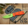 Couteau ESEE Model 3 Venom Green Carbone 1095 Manche G-10 Etui Kydex Made USA ES3PMVG - Livraison Gratuite