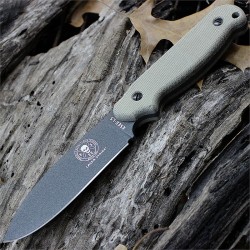 Couteau de Survie ESEE Laser Strike Acier 1095 Manche Micarta Made In USA ESLSPTG - Livraison Gratuite