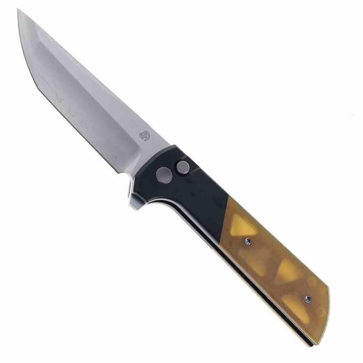 Couteau North Mountain Blade Chop 2 Lame Tanto Acier SLD-Magic Manche Alu/Ultem Button Lock NMB2047UA3 - Livraison Gratuite