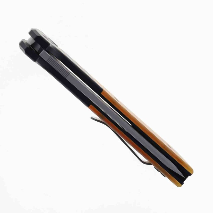 Couteau North Mountain Blade Chop 2 Lame Tanto Acier SLD-Magic Manche Alu/Ultem Button Lock NMB2047UA3 - Livraison Gratuite