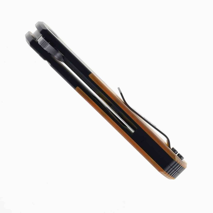 Couteau North Mountain Blade Chop 2 Lame Tanto Acier SLD-Magic Manche Alu/Ultem Button Lock NMB2047UA3 - Livraison Gratuite