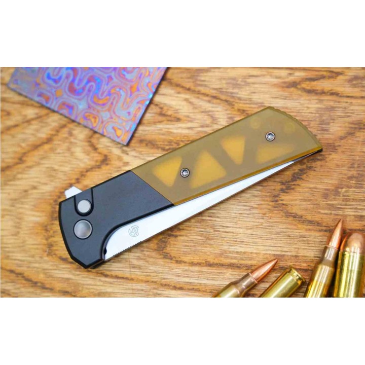 Couteau North Mountain Blade Chop 2 Lame Tanto Acier SLD-Magic Manche Alu/Ultem Button Lock NMB2047UA3 - Livraison Gratuite