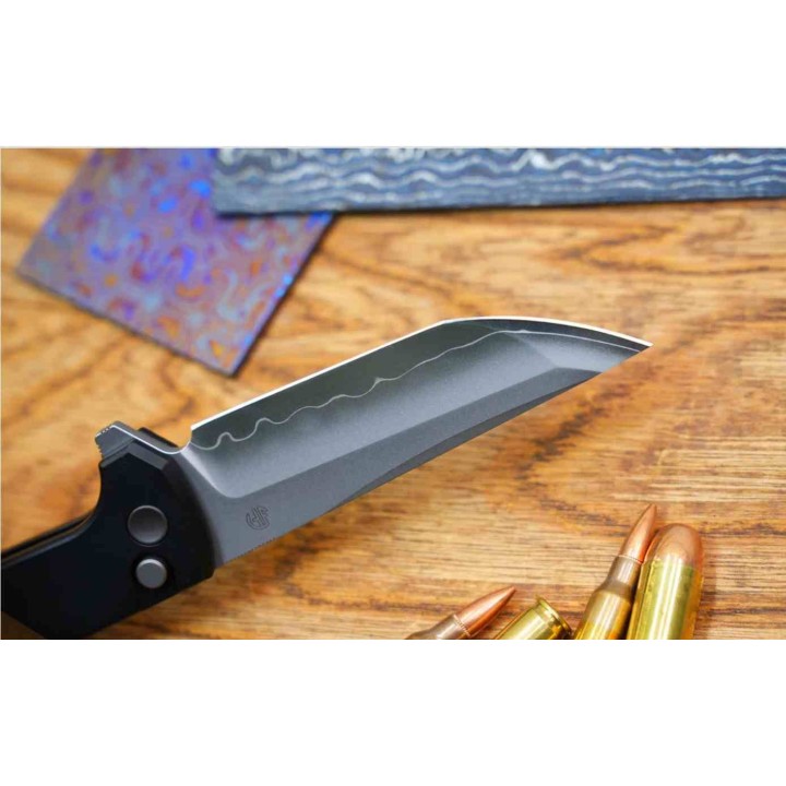 Couteau North Mountain Blade Chop 2 Lame Tanto Acier SLD-Magic Manche Alu/Ultem Button Lock NMB2047UA3 - Livraison Gratuite