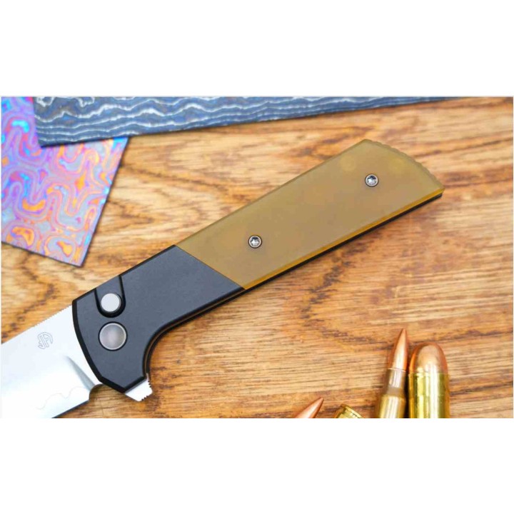 Couteau North Mountain Blade Chop 2 Lame Tanto Acier SLD-Magic Manche Alu/Ultem Button Lock NMB2047UA3 - Livraison Gratuite