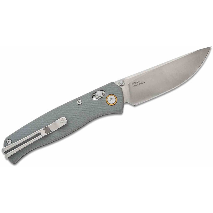 Couteau SRM Medal 255L-GK Gray Lame Acier 10Cr15CoMoV Manche G10 Ambi-Lock SRM255LGK2 - Livraison Gratuite