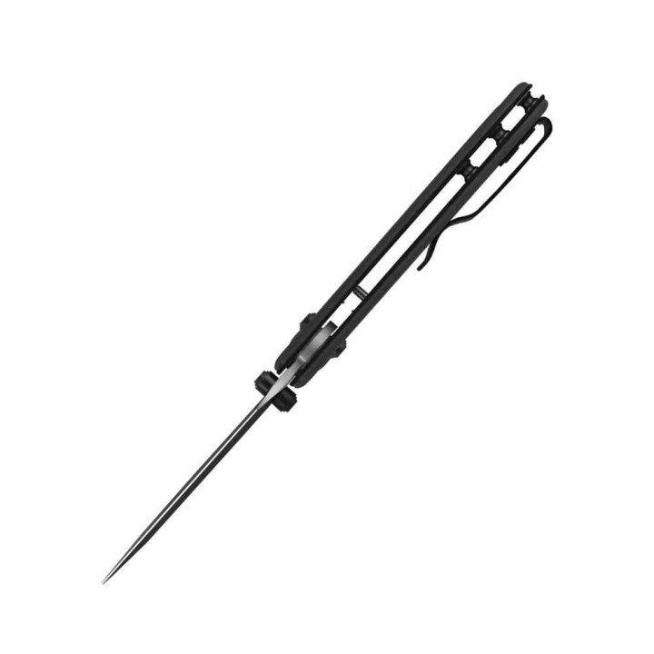Couteau Kizer Drop Bear 2 Black Clutch Lock Lame Acier Nitro-V Manche Alu Clip Clutch Lock KIV36192KD2 - Livraison Gratuite