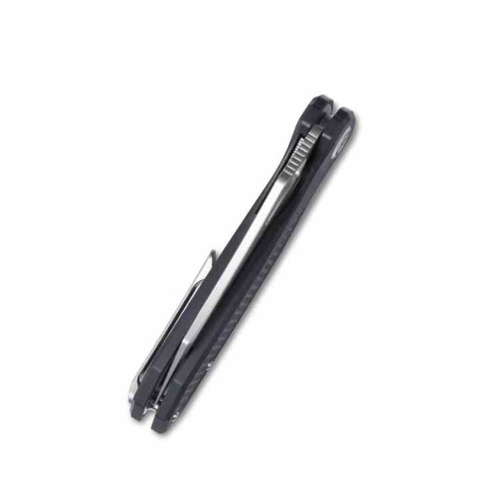 Couteau Kubey Carve Nest Black Lame Tanto D2 Manche G10 Roulement Céramique Linerlock Clip KUB237A - Livraison Gratuite