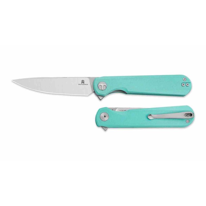 Couteau Bestechman Flick Aqua Lame Acier D2 Manche G10 Liner Lock Clip BTKMK13D - Livraison Gratuite