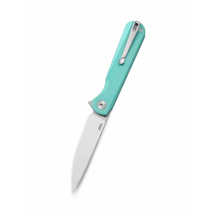 Couteau Bestechman Flick Aqua Lame Acier D2 Manche G10 Liner Lock Clip BTKMK13D - Livraison Gratuite