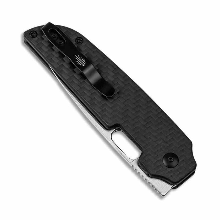 Couteau Kizer Varatas Lame Acier Nitro V Satin Manche G10 FCarbone Liner Lock KIV3637A2 - Livraison Gratuite