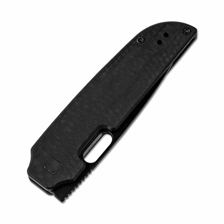 Couteau Kizer Varatas Lame Drop Point Acier Nitro-V Black Manche G10 Noir Liner Lock KIV3637A1 - Livraison Gratuite