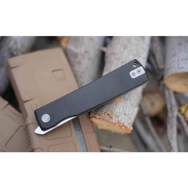 Couteau North Mountain The Kaiken G10 Lame Tanto Acier SLD-Magic Manche G10 Linerlock NMB250222 - Livraison Gratuite