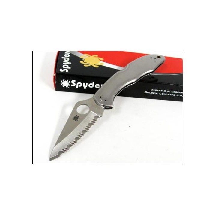 Couteau SPYDERCO DELICA 4 SC11S Tout Acier Japan VG10