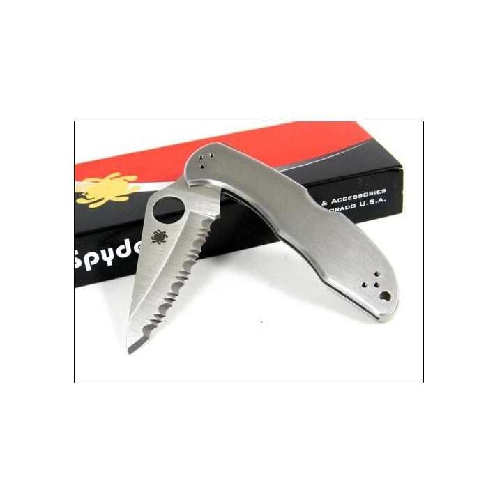 Couteau SPYDERCO DELICA 4 SC11S Tout Acier Japan VG10