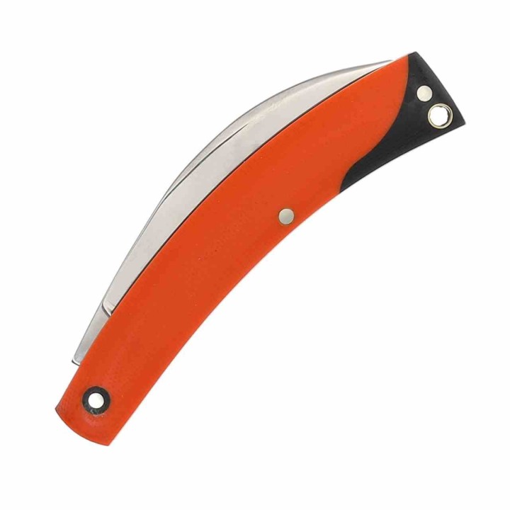 Lot de 3 Couteau De Druide Marbles Reaper Lame Wharncliffe Acier 440A Manche G10 Orange MR590 - Livraison Gratuite