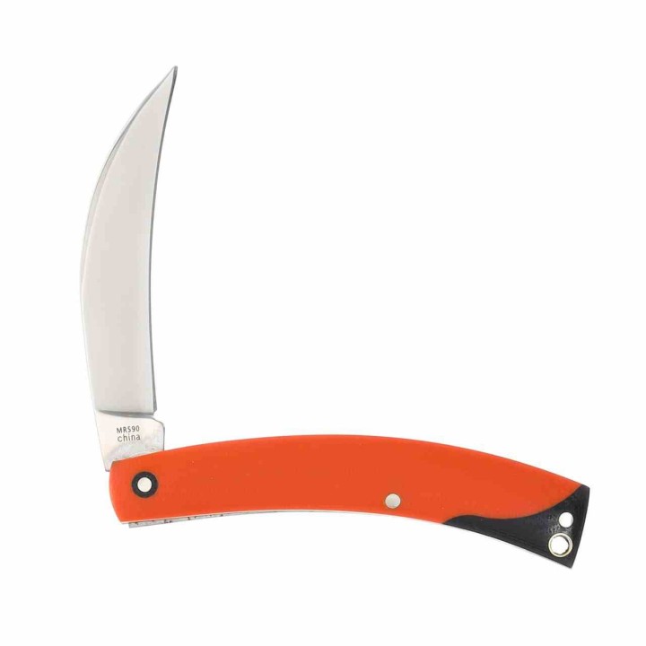 Lot de 3 Couteau De Druide Marbles Reaper Lame Wharncliffe Acier 440A Manche G10 Orange MR590 - Livraison Gratuite