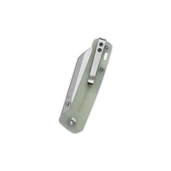 Couteau QSP Penguin V2 Sheepfoot Acier D2 Manche G10 Jade Sécurité Liner Lock QS130V2G1 - Livraison Gratuite
