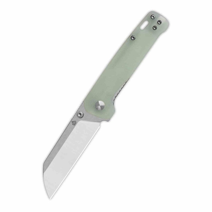 Couteau QSP Penguin V2 Sheepfoot Acier D2 Manche G10 Jade Sécurité Liner Lock QS130V2G1 - Livraison Gratuite
