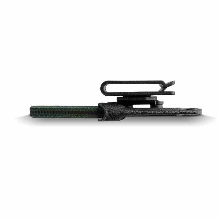 Couteau Vosteed Marmoset D0701 Lame Cleaver Acier 14C28N Manche Micarta Vert Étui Kydex VOSD0701 - Livraison Gratuite