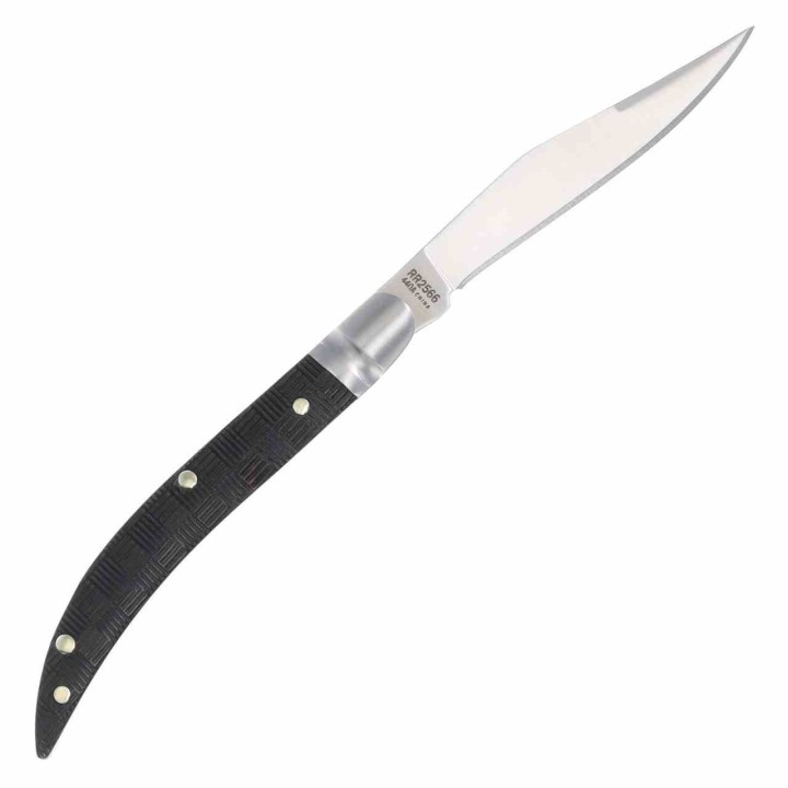 Couteau Rough Ryder Black Reserve Barehead Toothpick Slipjoint Lame Clip Point Acier 440 Manche Bois RR2566 - Livraison Gratuite