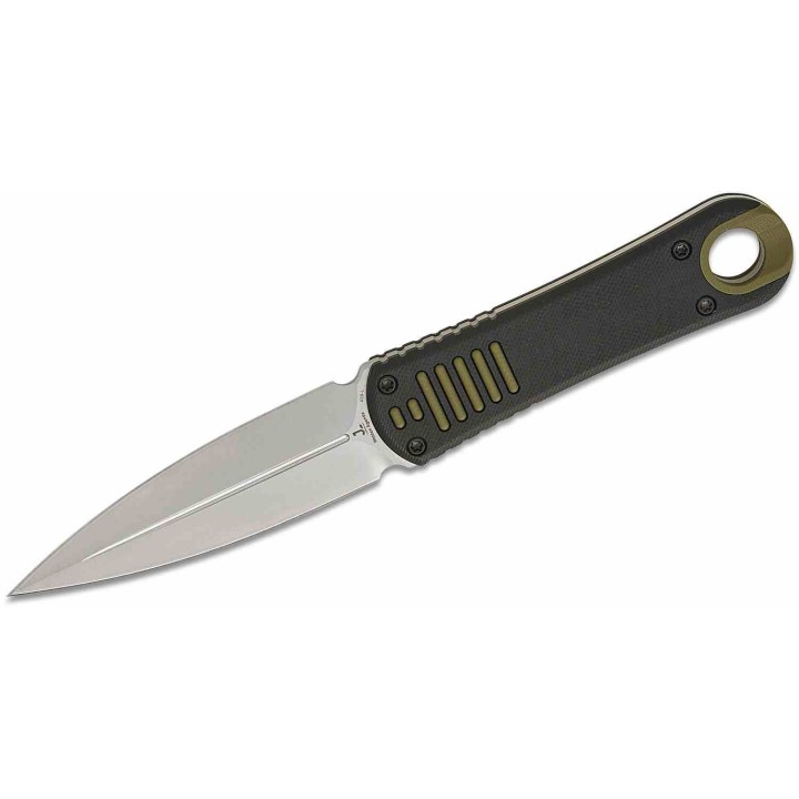 Couteau Kizer Hidden Agenda Lame Dague Acier AEB-L Manche G10 Black/Green Gaine Kydex KI1083A2 - Livraison Gratuite