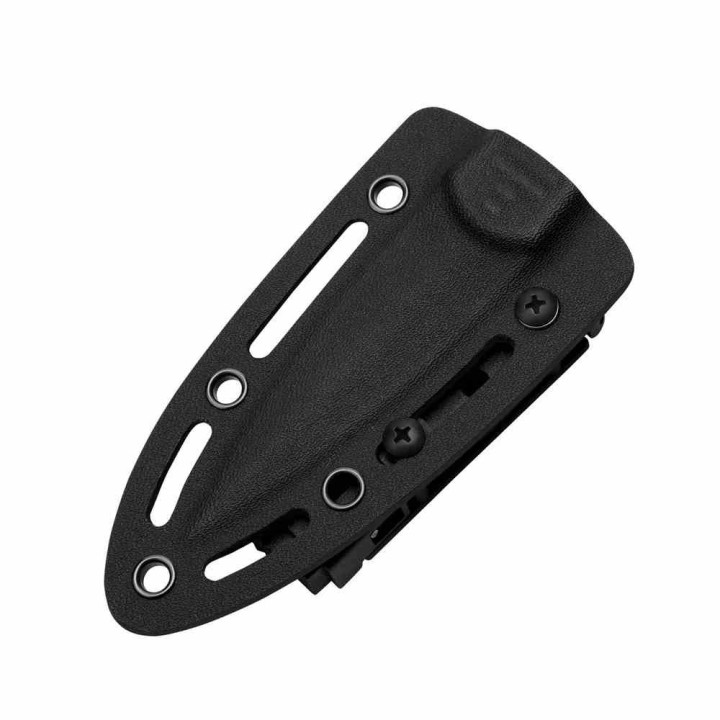 Couteau Kizer Hidden Agenda Lame Dague Acier AEB-L Noire Manche G10 Gris/Bleu Gaine Kydex KI1083A3 - Livraison Gratuite
