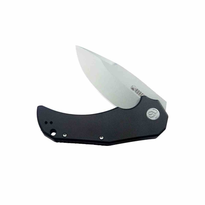 Couteau Kubey Bravo One Lame Drop Point Acier AUS-10 Manche G10 Noir Linerlock IKBS KUB319H - Livraison Gratuite