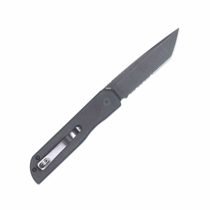 Couteau Cobratec Prowler Button Lock Lame Tanto D2 Serr Manche G10 Noir - Clip CBTPLRBKBTS - Livraison Gratuite