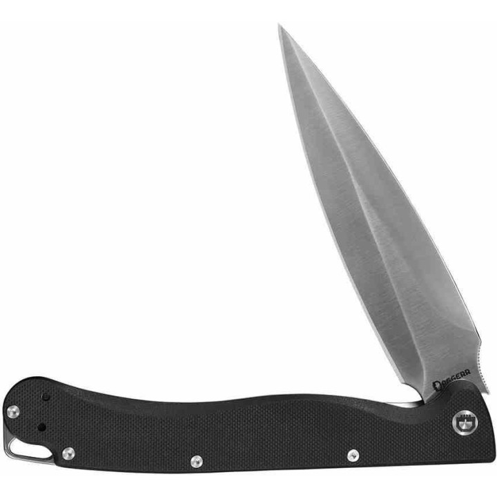 Couteau Daggerr Knives Vendetta Lame Dagger Acier VG10 Manche G-10/Acier Frame Lock Clip DGRVDBKST -  Livraison Gratuite
