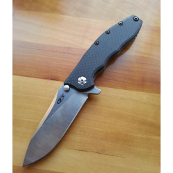 Couteau Zero Tolerance Hinderer Slicer Carbon Fiber Acier CTS-204P Manche Carbone Made USA ZT0562CF - Livraison Gratuite