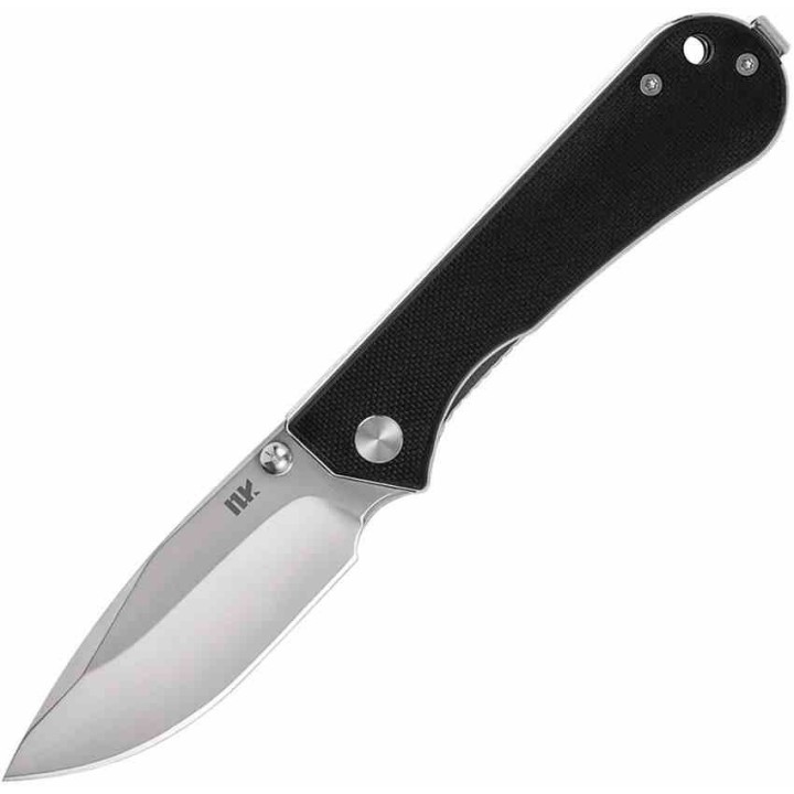 Couteau NUKNIVES Kumpanter Lame Acier D2 Manche G10 Black Liner Lock NUKS131001- Livraison Gratuite