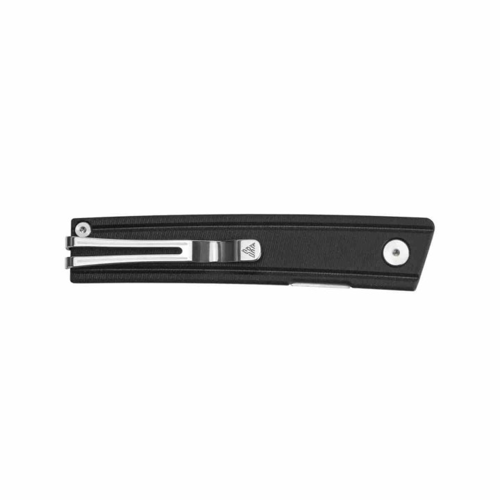 Couteau SRM Gent 401LC-GB Lame Acier 10Cr15CoMoV Manche G10 Noir Liner Lock SRM401LCGB - Livraison Gratuite