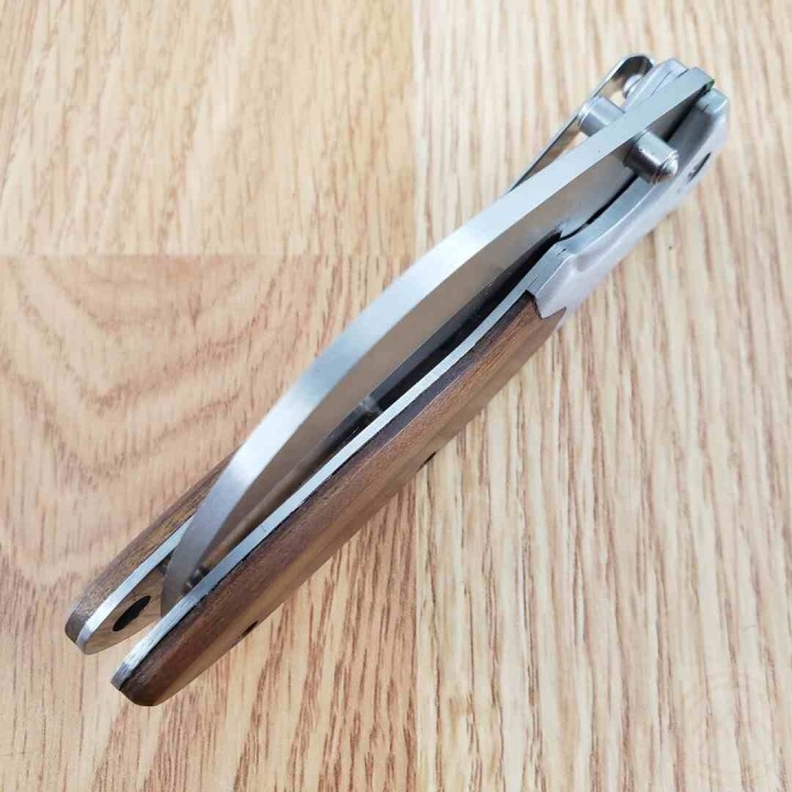 Lot de 3 Couteau Serpette Hawkbill Lame Acier 3Cr13 Manche Bois Liner Lock Clip de poche CN211637 - Livraison Gratuite