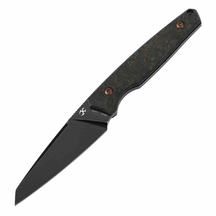 Couteau Kansept Parr Shred Lame Reverse Tanto Acier CPM S35VN Manche Fibre De Carbone Etui Kydex KG011A1 - Livraison Gratuite