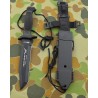 Lot de 3 Couteaux de Combat Tactical Tanto Search & Destroy MTECH Acier 440 Etui Nylon MT676TB - Livraison Gratuite