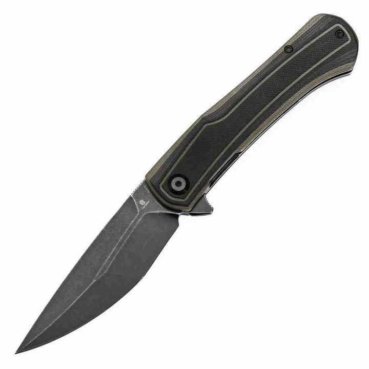 Couteau Tenable Kratos Lame Acier Nitro-V SW Manche G10 Black&Green Liner Lock T1024A4 - Livraison Gratuite