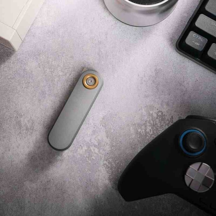 Couteau Vosteed Corgi V Vanchor Lock Lame Drop Point Acier 14C28N Manche Alu Gris EDC VOSA3703 - Livraison Gratuite
