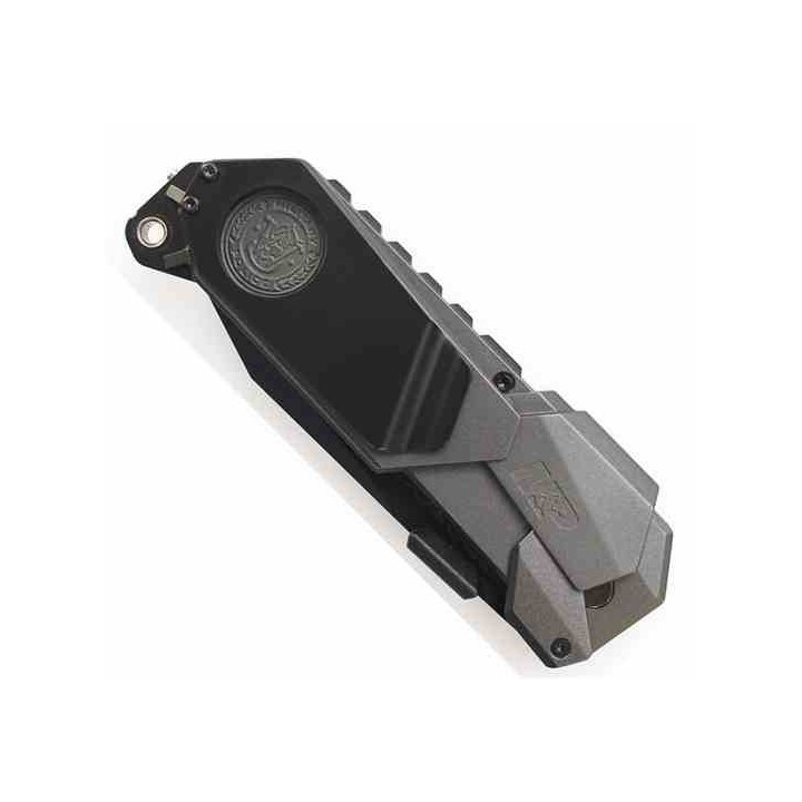 Couteau Smith & Wesson M&P M.A.G.I.C.  Automatique Lame Tanto Acier 4034 Manche Alu Brise-Vitres SWMP9BTS - Livraison Gratuite
