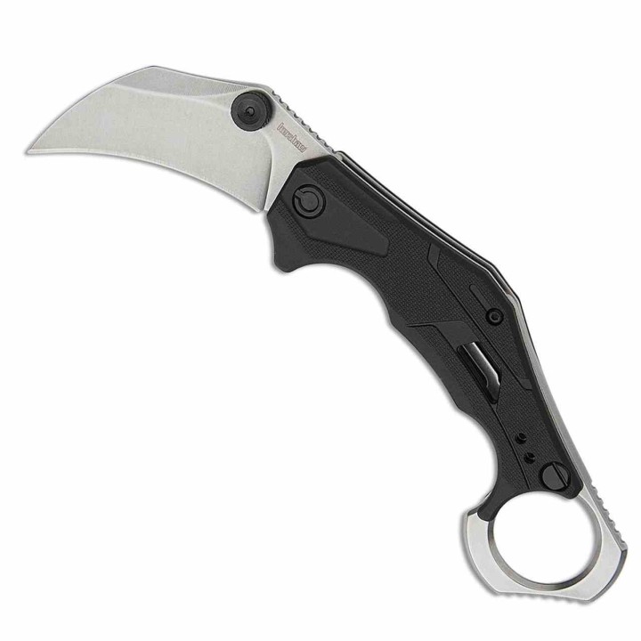 Couteau Kershaw Outlier Karambit O/A Lame 8Cr13MoV SW Manche GFN Black Linerlock KS2064SW - Livraison Gratuite