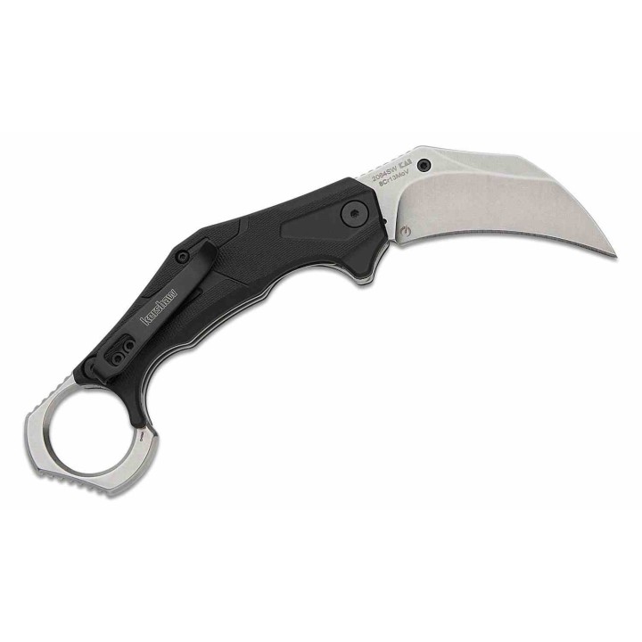 Couteau Kershaw Outlier Karambit O/A Lame 8Cr13MoV SW Manche GFN Black Linerlock KS2064SW - Livraison Gratuite
