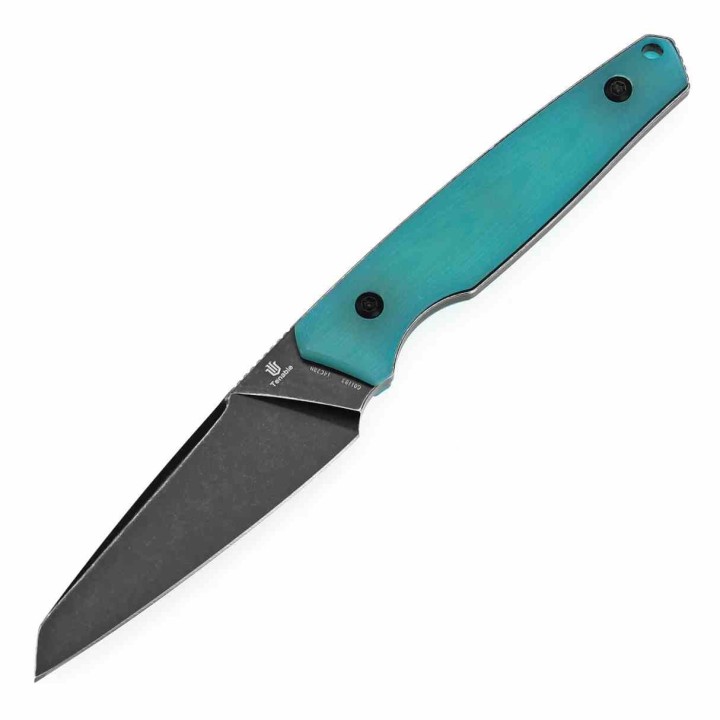 Couteau Tenable Parr Lame Reverse Tanto Acier 14C28N Blk Manche G10 Tiffany Etui Kydex TG011B3 - Livraison Gratuite